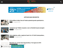 Tablet Screenshot of portalcambe.com.br